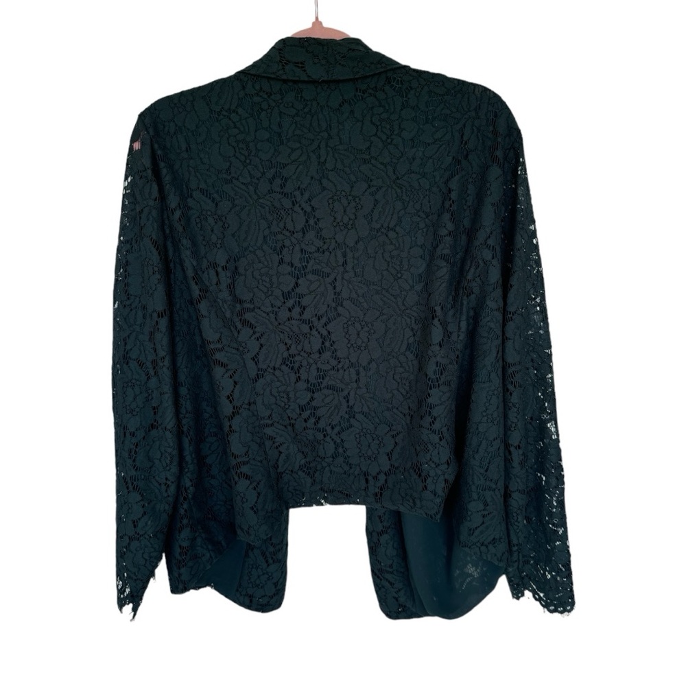 Torrid Plus Size Green Gables Lace Open Front Bla… - image 6